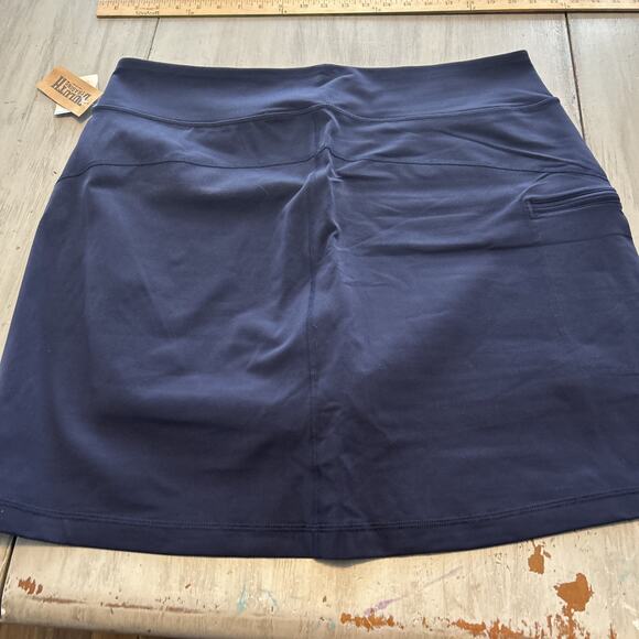 NWT Duluth Trading Co Navy Blue Noga Skort Skirt Women’s Sz XL - Picture 7 of 8